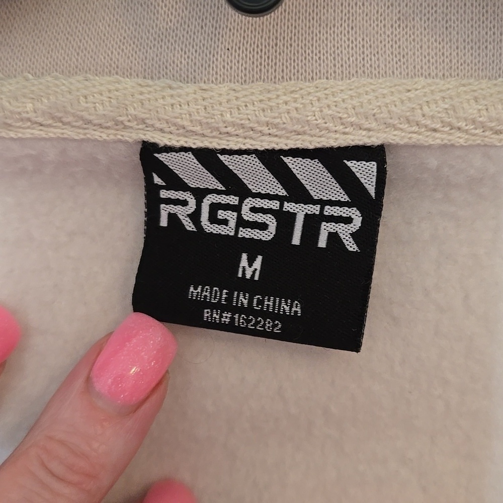 REGSTR Fearless Tokyo Warrior Beige Jacket Snapfront Medium - Picture 2 of 12